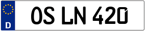 Truck License Plate